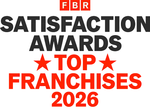 "Top franchise satisfaction award 2026 by Franchise Benchmark Review"